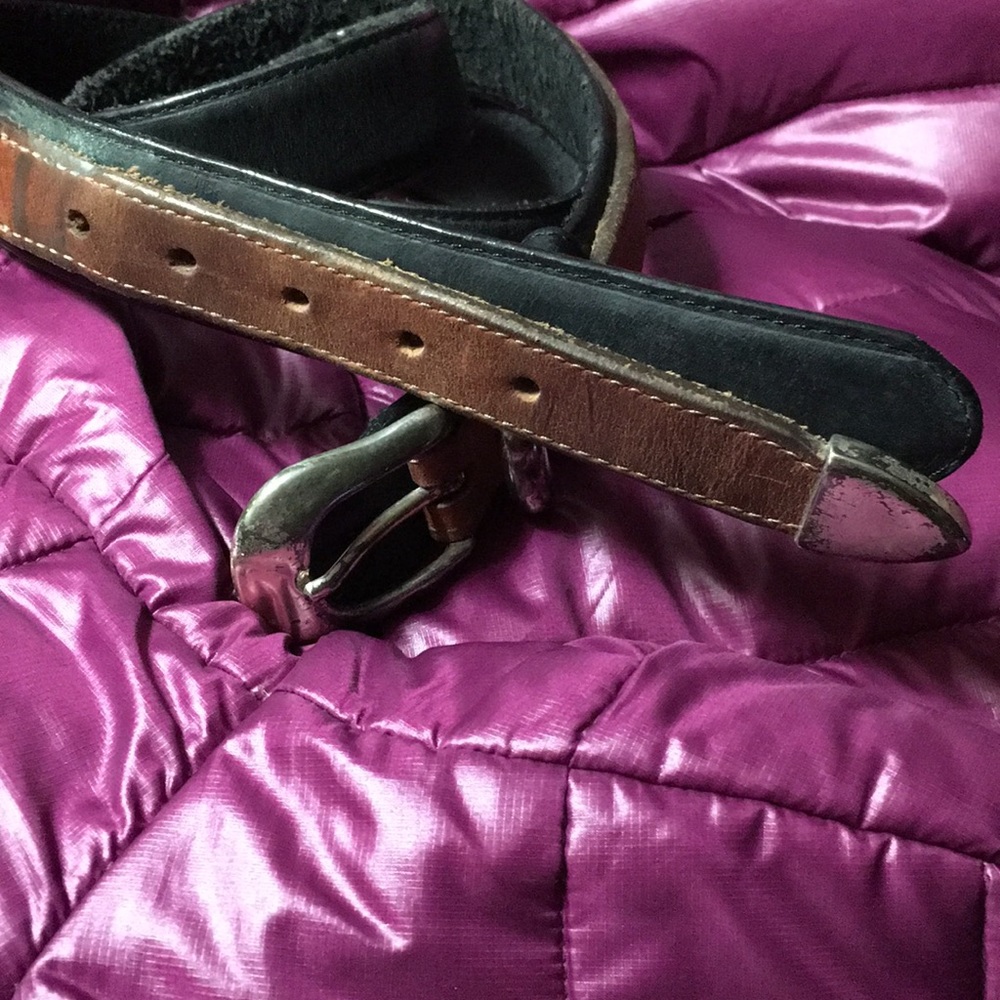 Men’s Leather black and brown belt